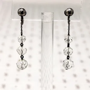Glamorous 1920s Rock Crystal Earrings