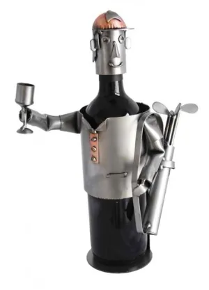 Golfer-Male Wine Bottle Holder