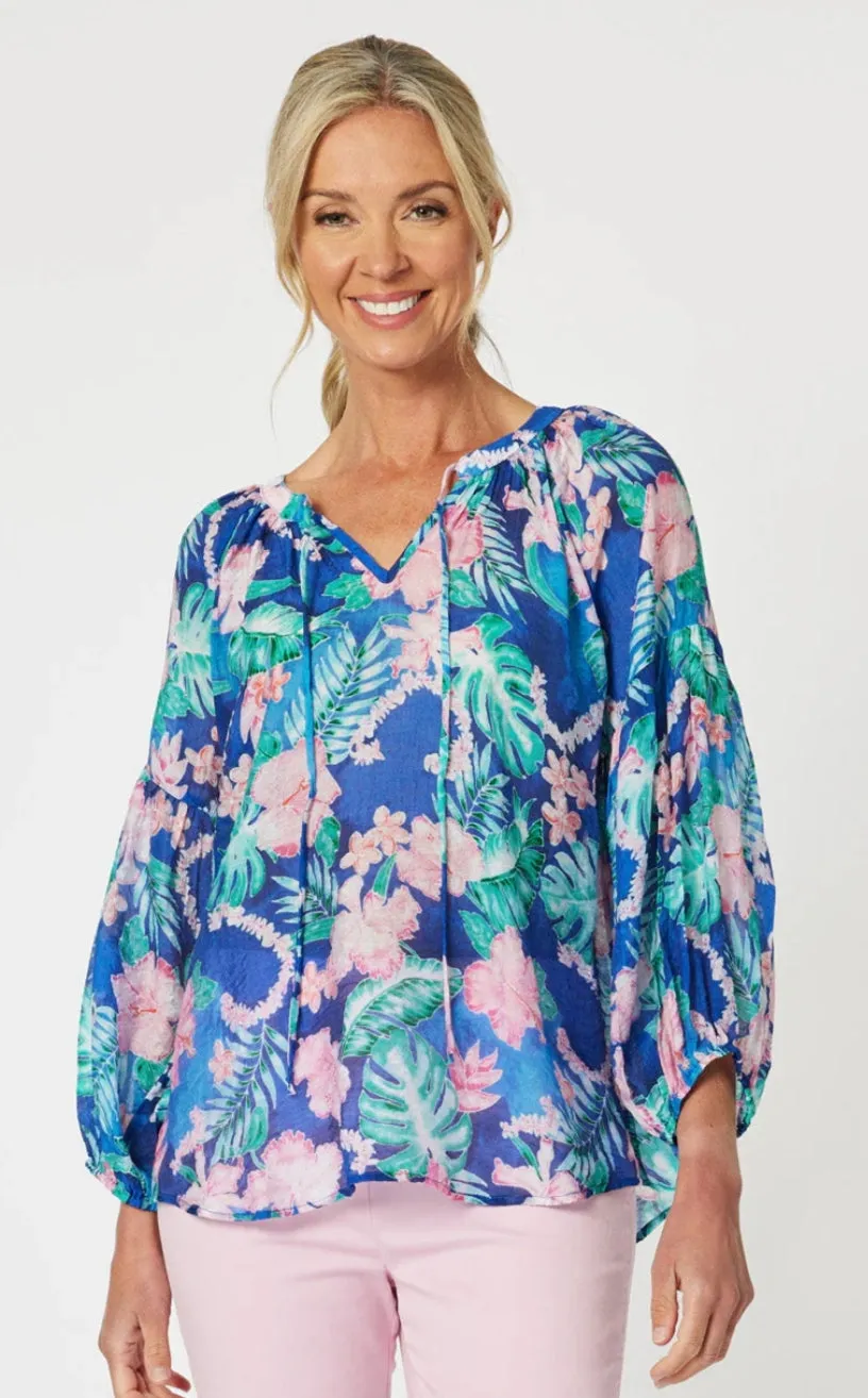 Gordon Smith tropical print shirt