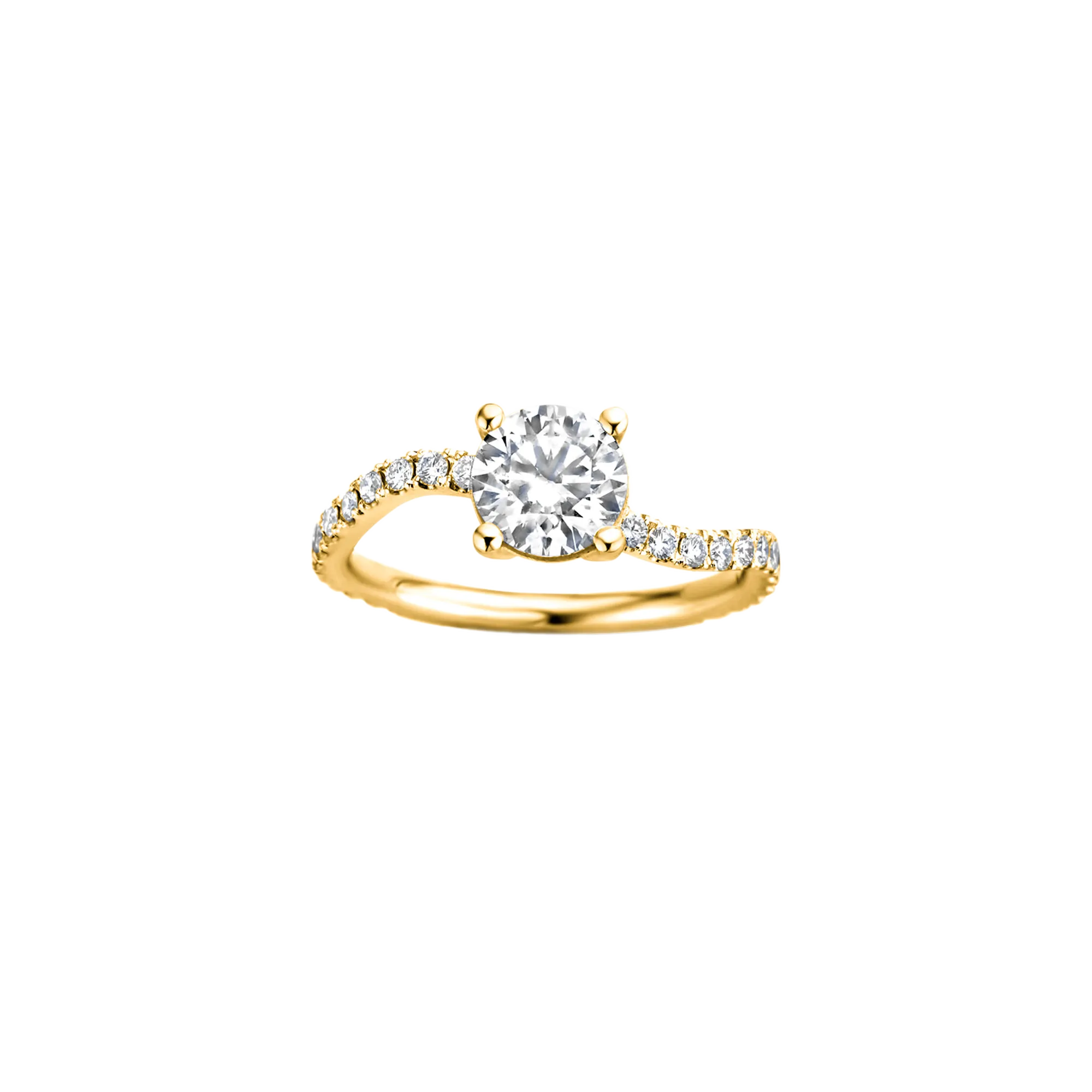 Grace 3/4 Pavé Band