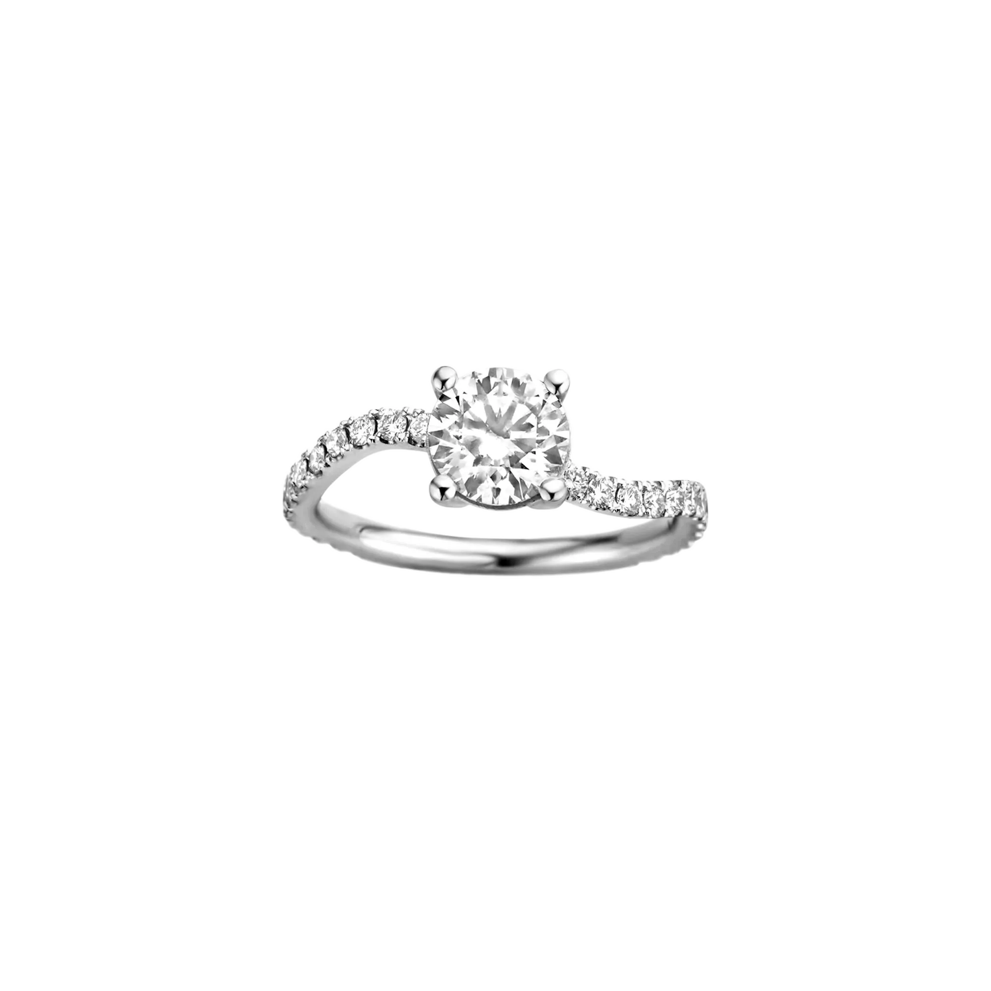 Grace 3/4 Pavé Band