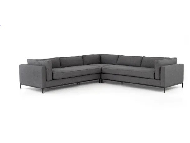 GRAMMERCY 3-PIECE SECTIONAL, BENNETT CHARCOAL