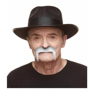 Grey Walrus Moustache