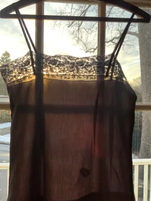 Hand Dyed Slip Dress - 40s - 40D