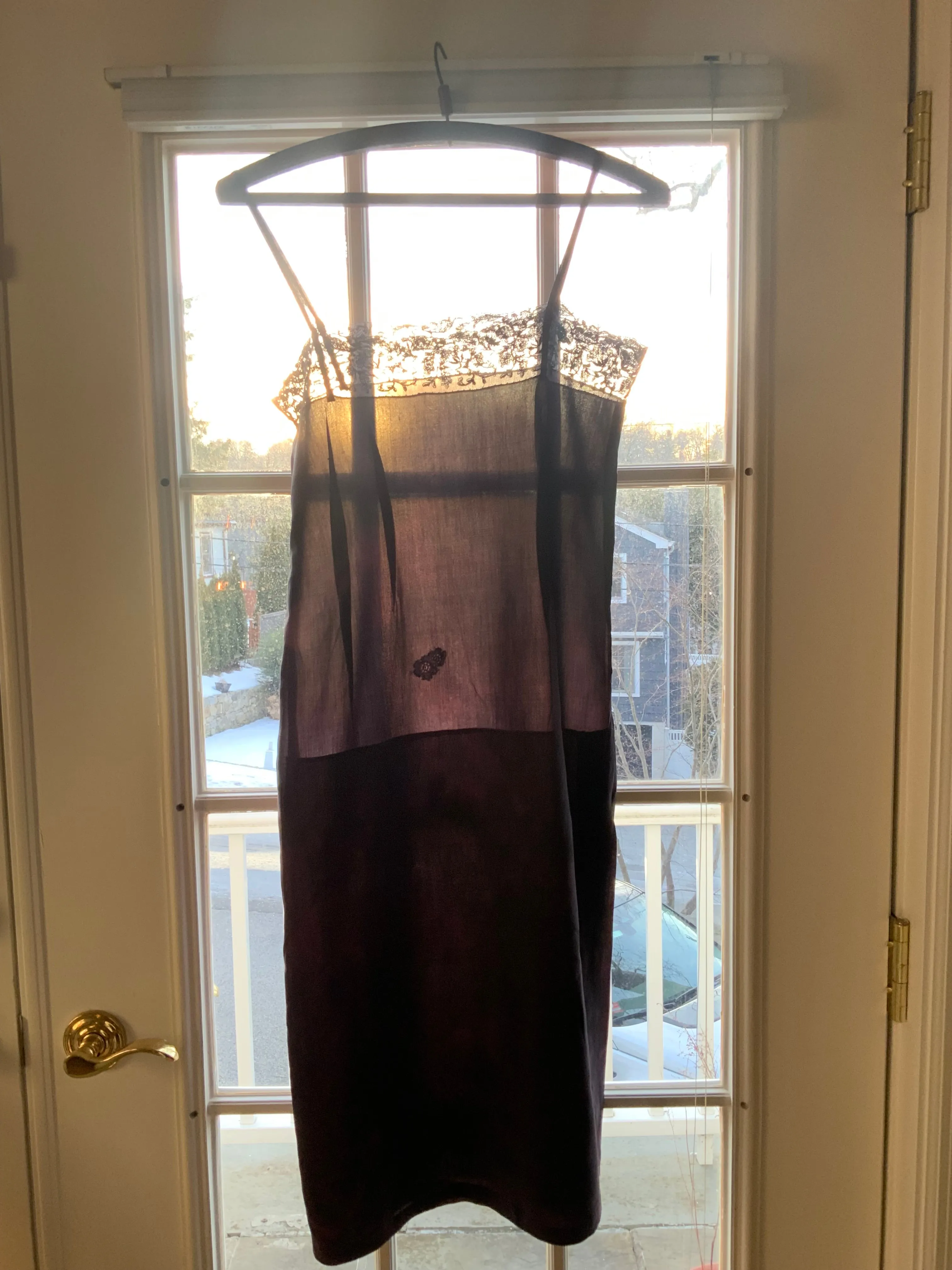 Hand Dyed Slip Dress - 40s - 40D