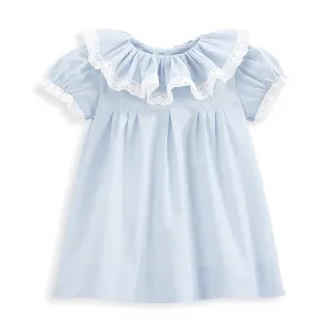 Hazel Dress -- Blue Batiste