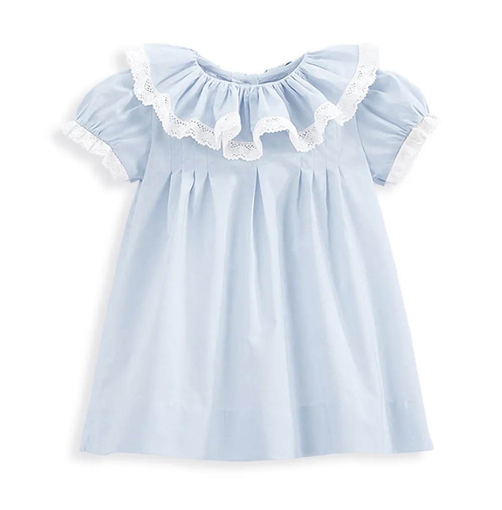 Hazel Dress -- Blue Batiste