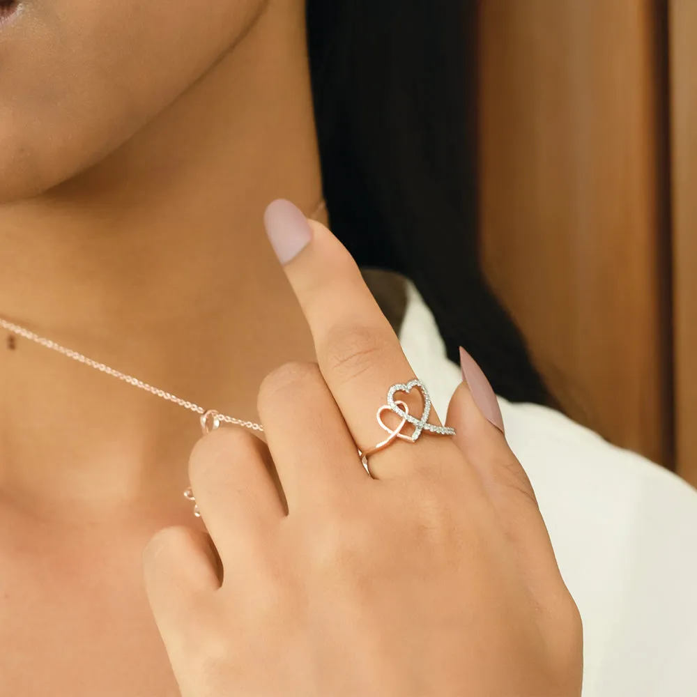Heart Entwined  Fashion Ring