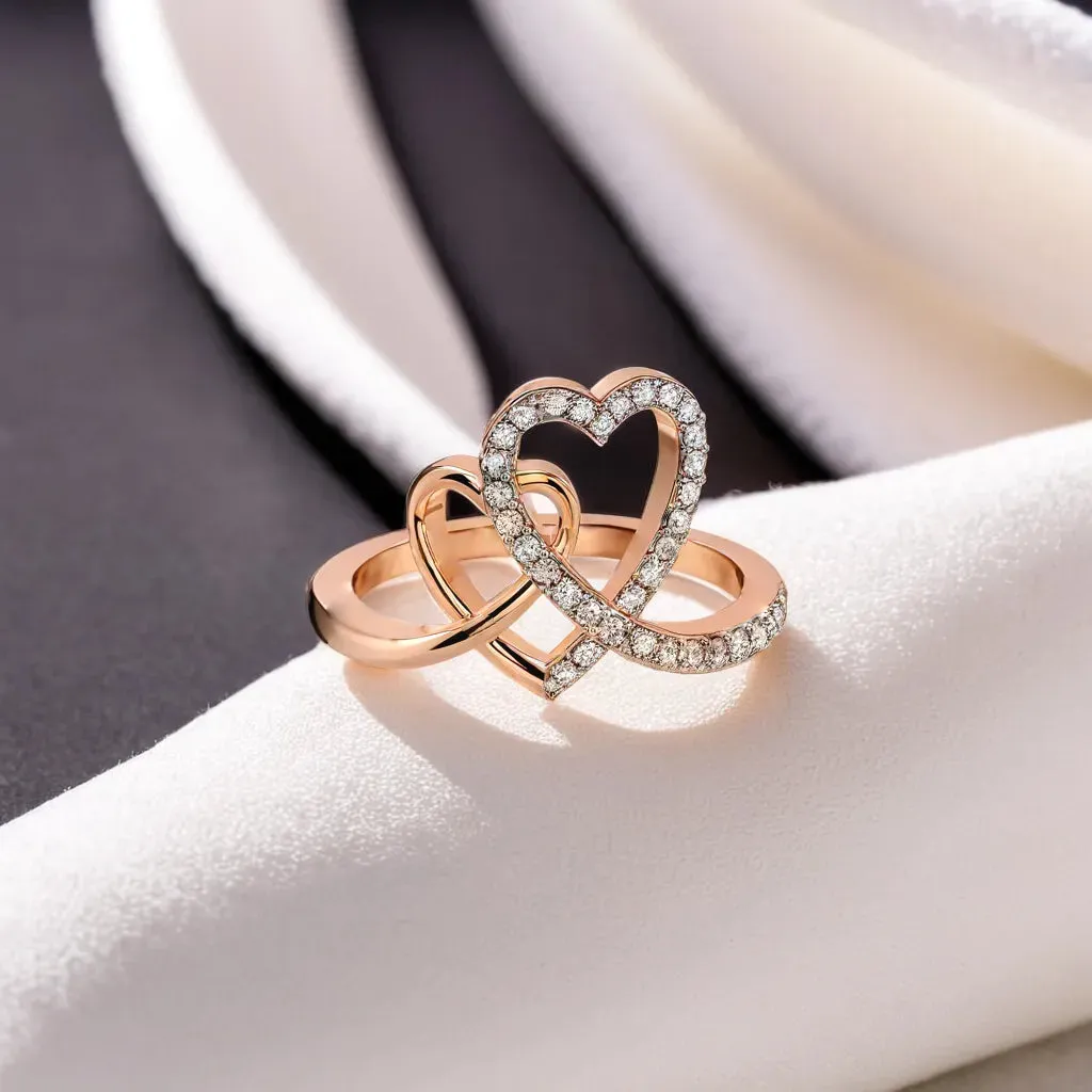 Heart Entwined  Fashion Ring