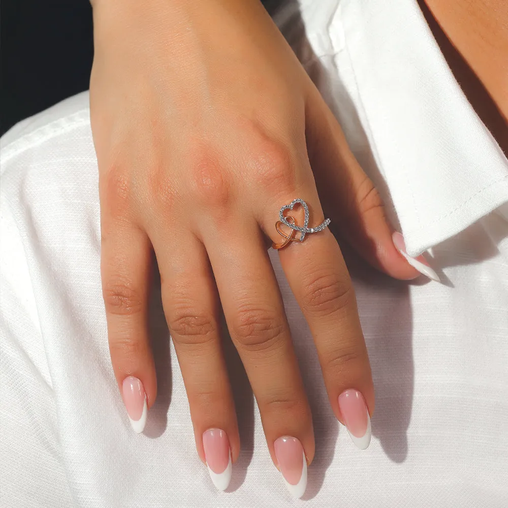 Heart Entwined  Fashion Ring