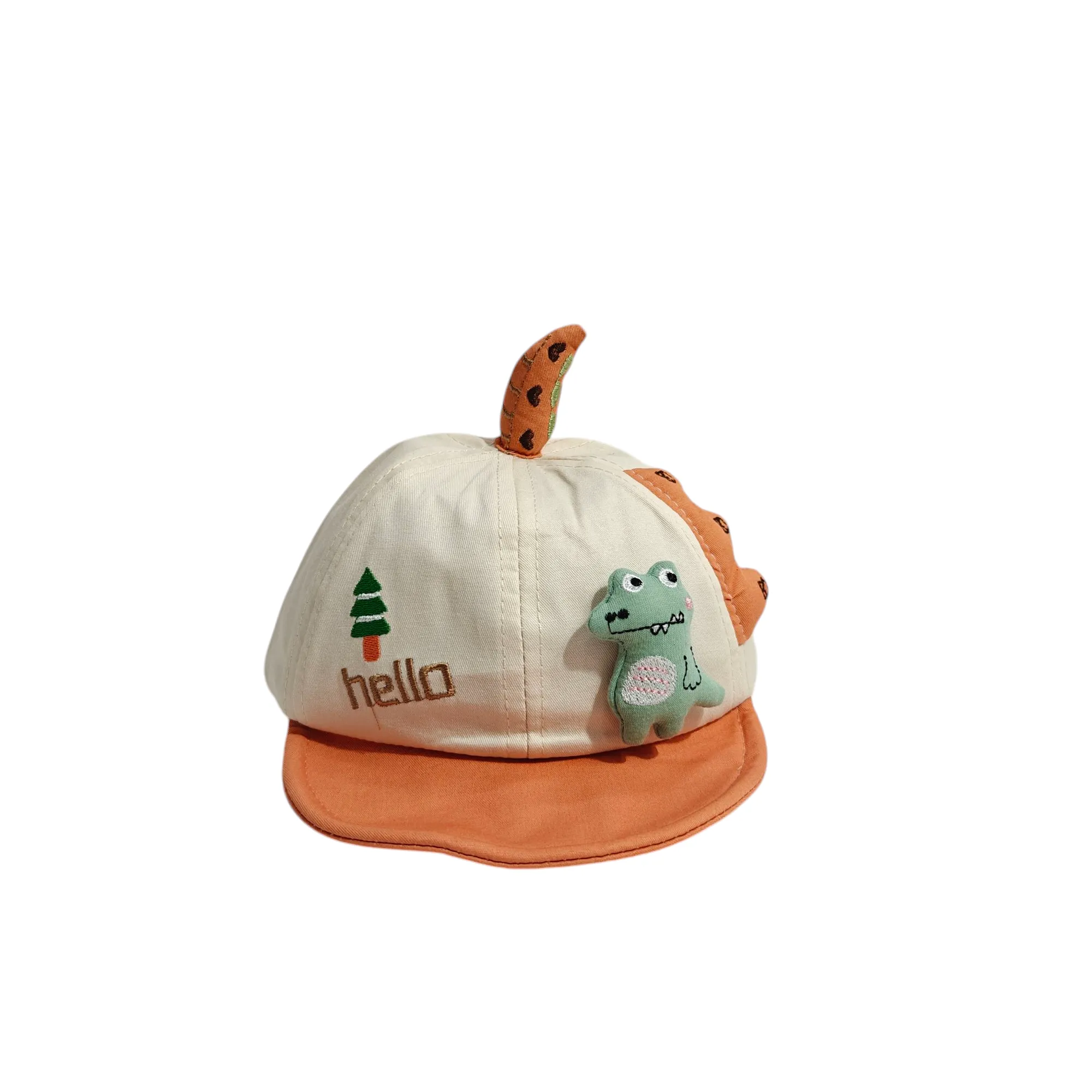 HELLO DINO APPLIQUE CAP