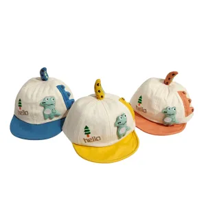 HELLO DINO APPLIQUE CAP