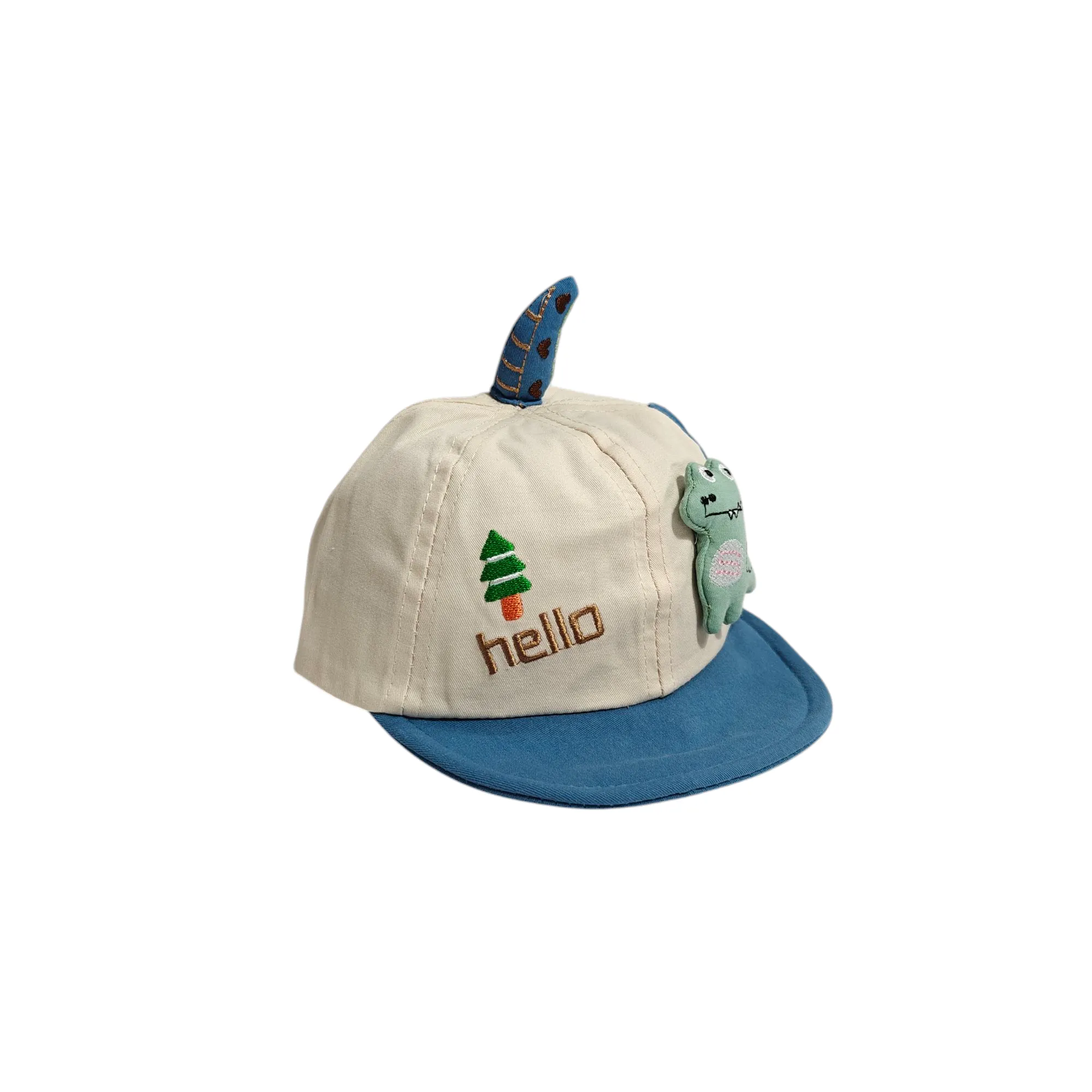 HELLO DINO APPLIQUE CAP