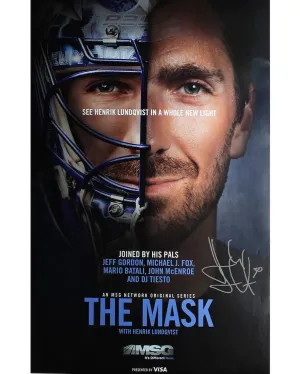 Henrik Lundqvist Autographed 27x40 Poster (Steiner)