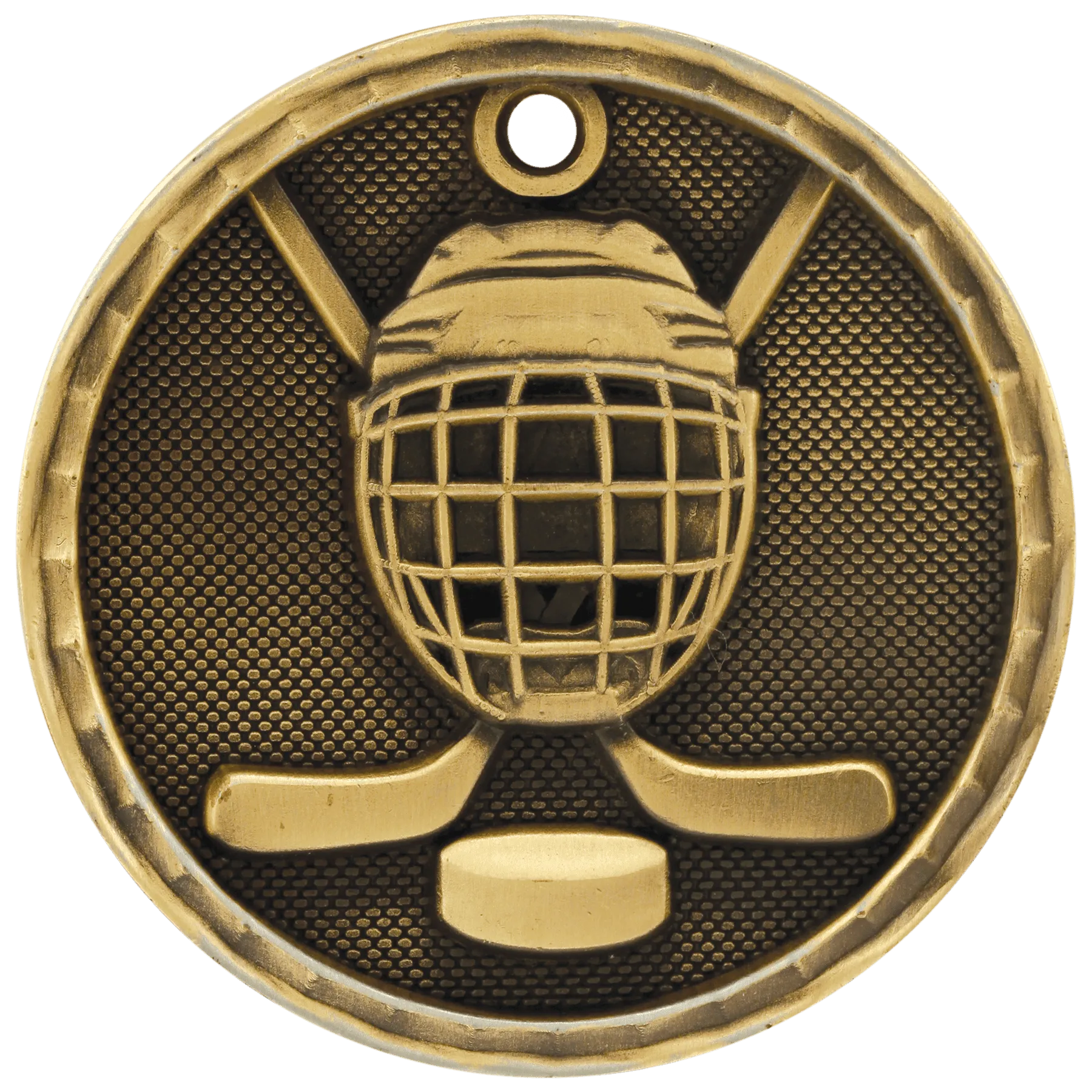 Hockey 3-D 2" Medal
