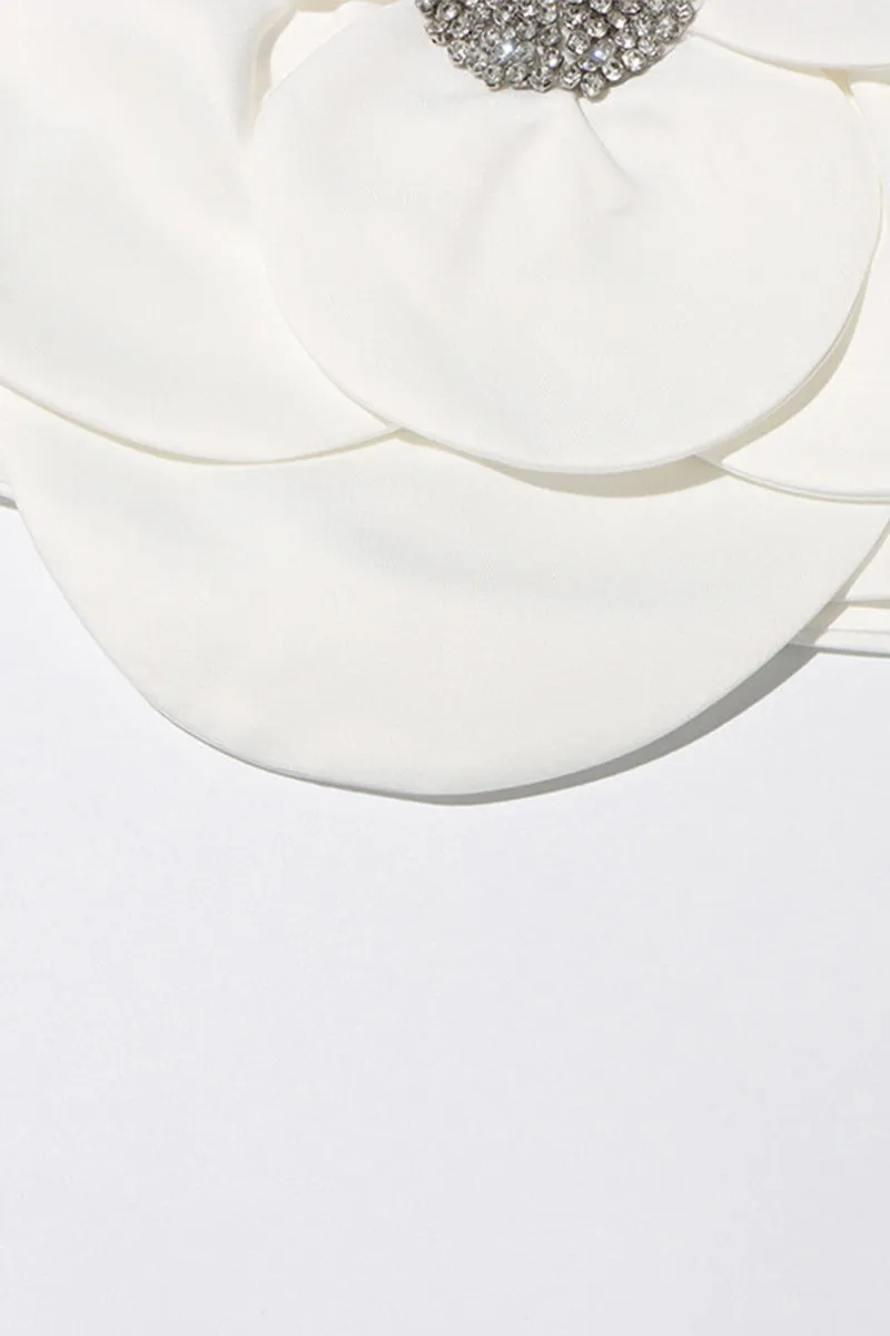 HTT1183 Blooming Blossom Strapless Top