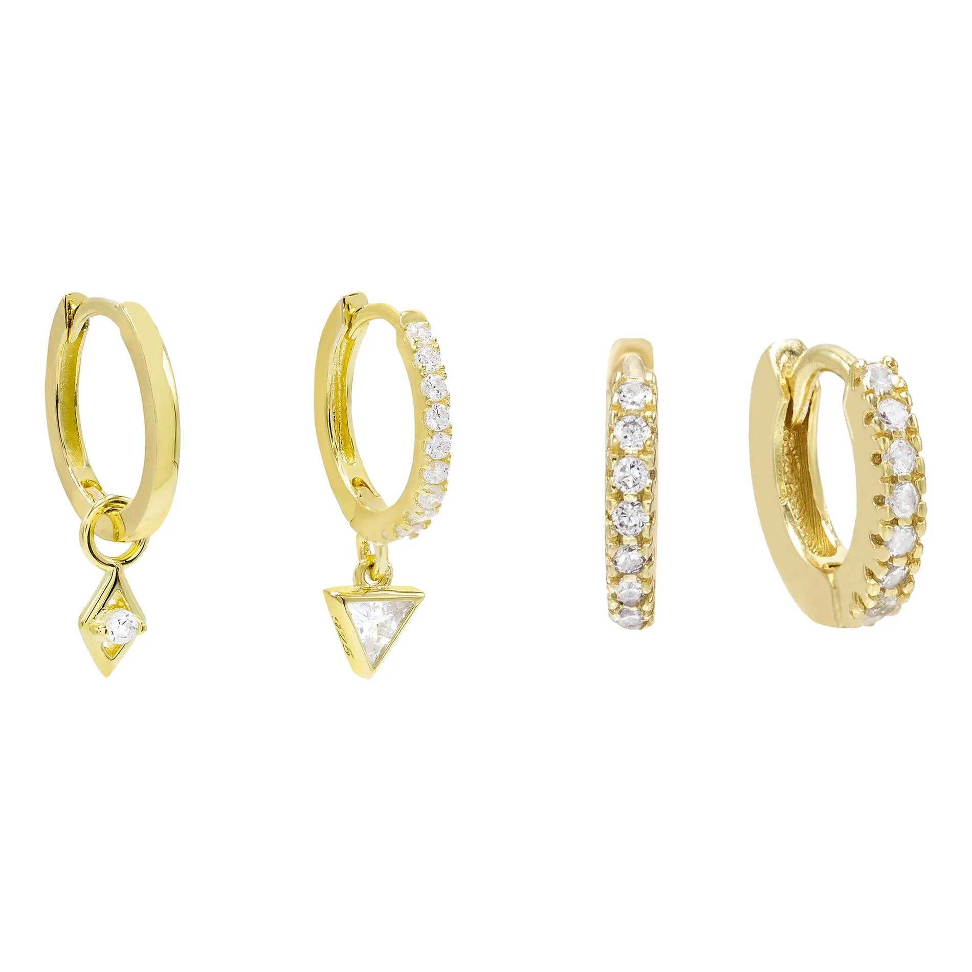 Huggie Earring Combo Set