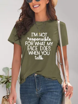 I'm Not Responsible Short Sleeve Tee (7 Colors)