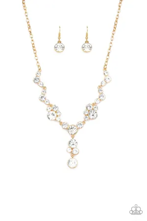 Inner Light Gold Paparazzi Necklace
