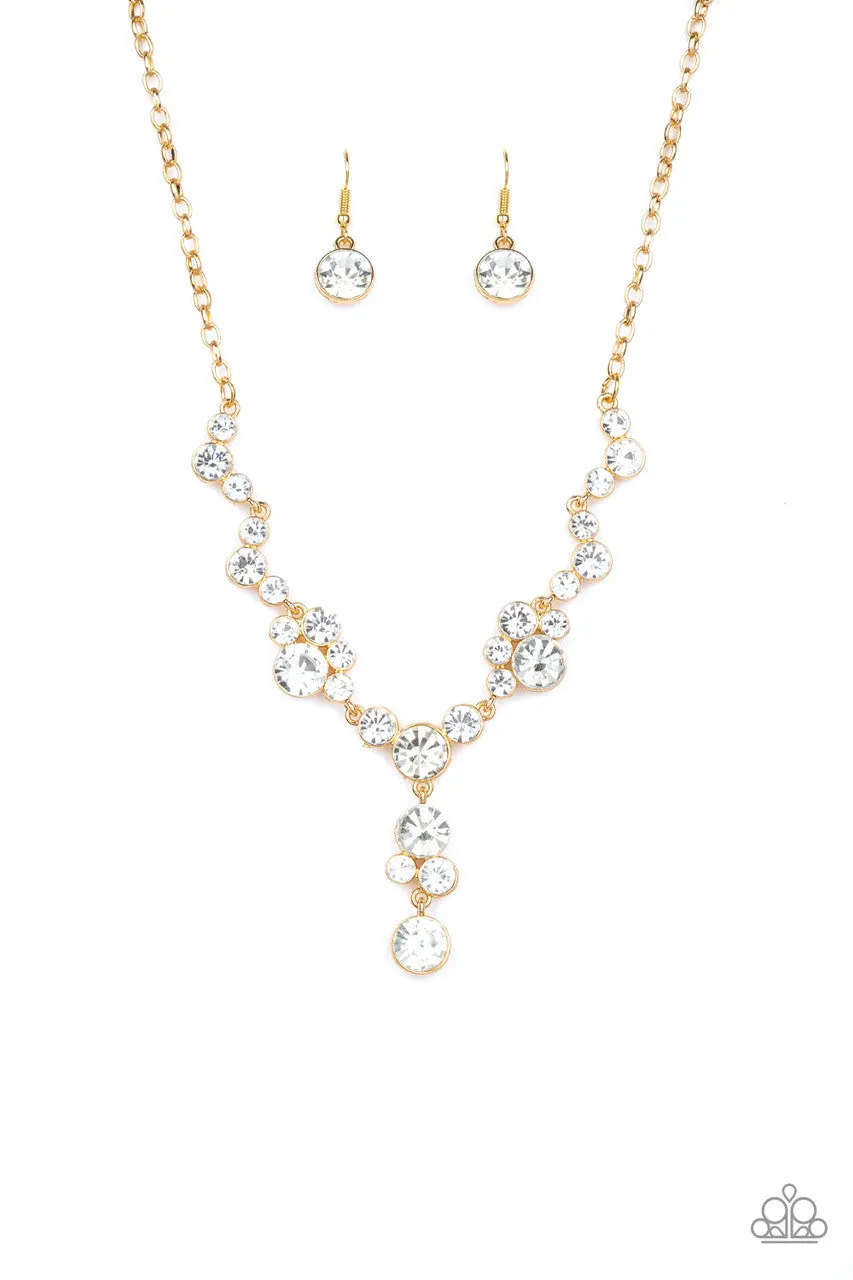 Inner Light Gold Paparazzi Necklace
