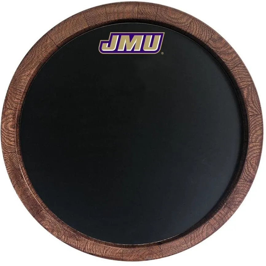 James Madison Dukes: Chalkboard "Faux" Barrel Top Sign