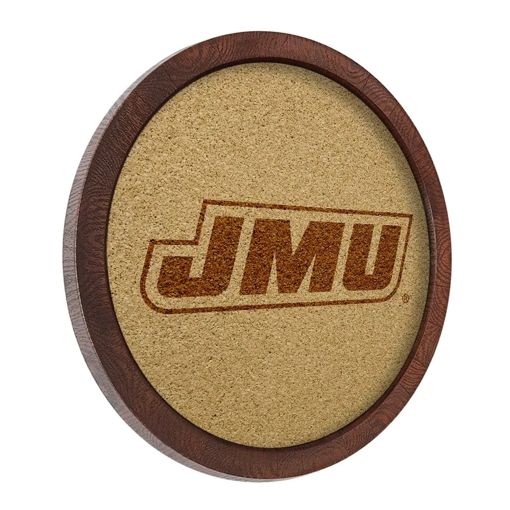 James Madison Dukes: "Faux" Barrel Framed Cork Board