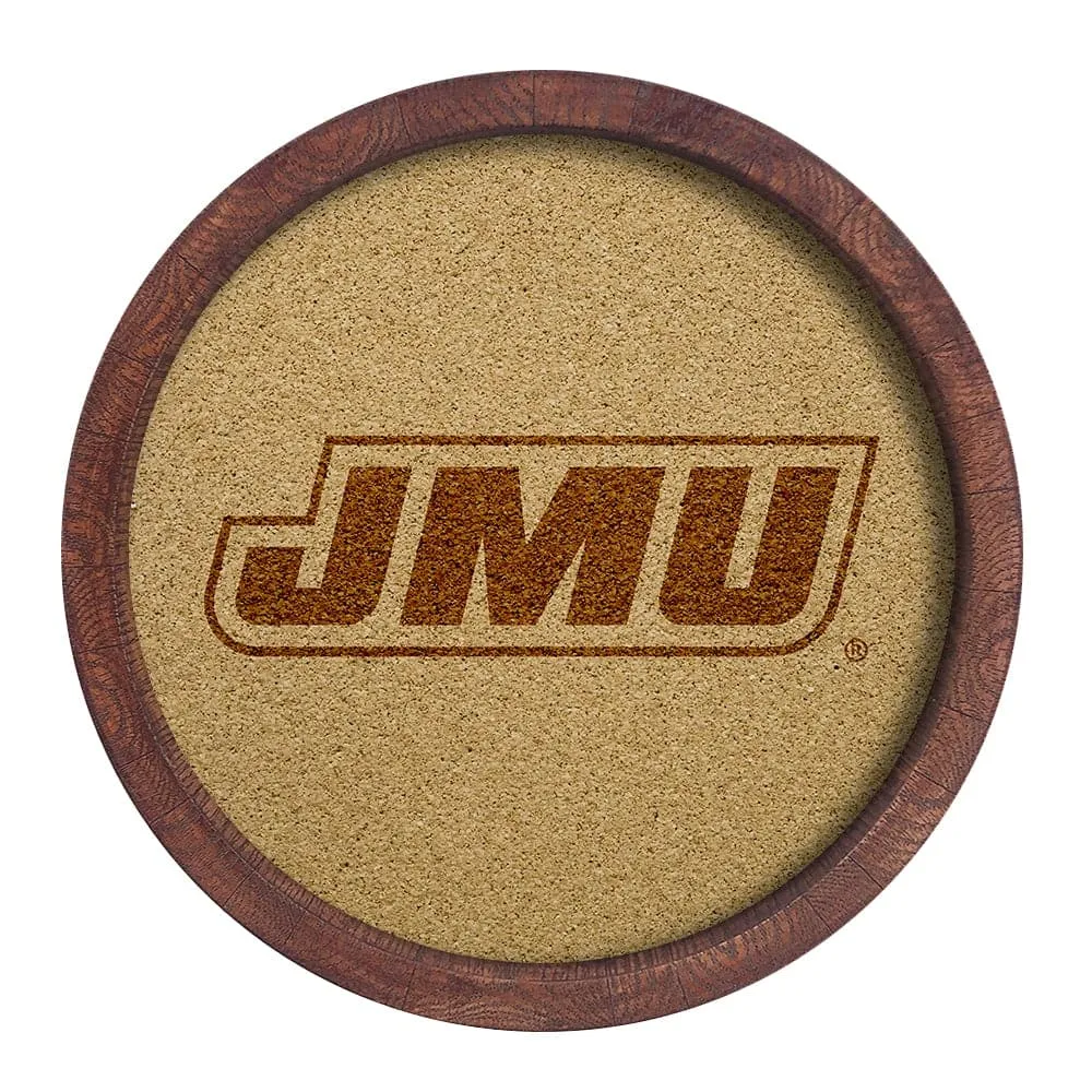James Madison Dukes: "Faux" Barrel Framed Cork Board