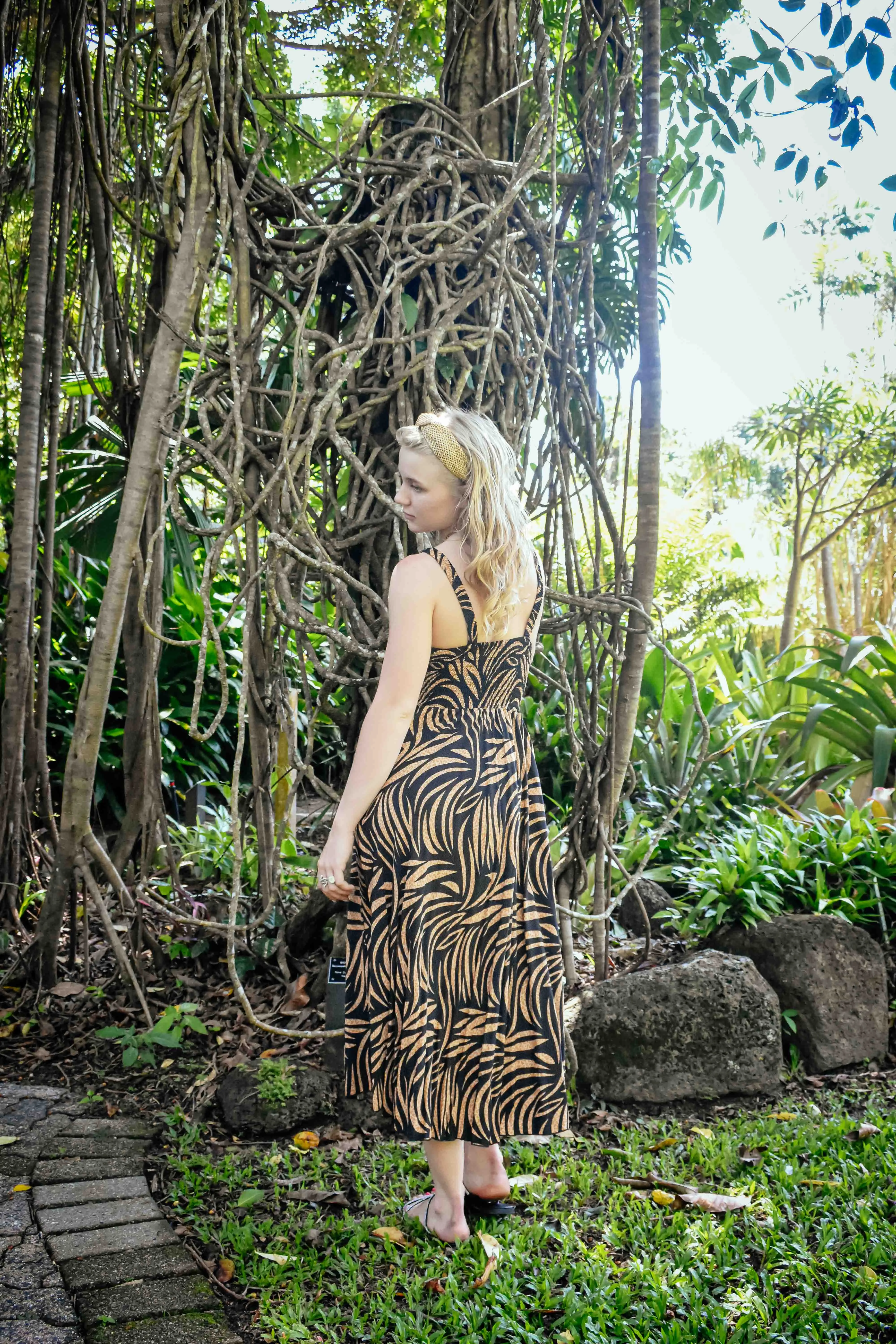 Jasmine Midi Dress - African Silhouette