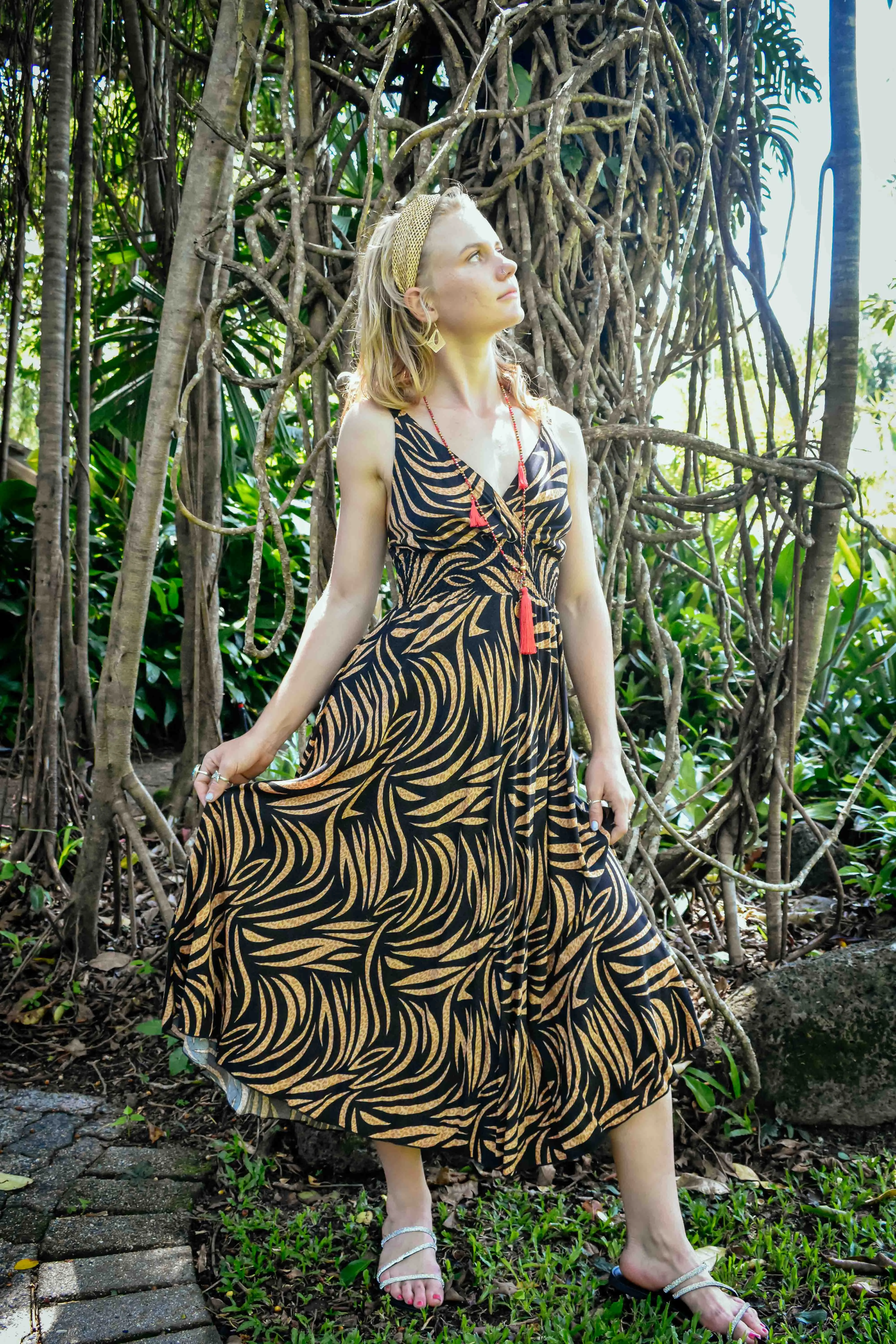 Jasmine Midi Dress - African Silhouette
