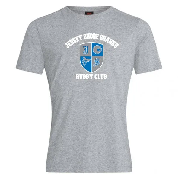Jersey Shore Sharks Club Plain Tee by Canterbury