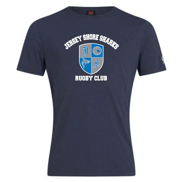 Jersey Shore Sharks Club Plain Tee by Canterbury