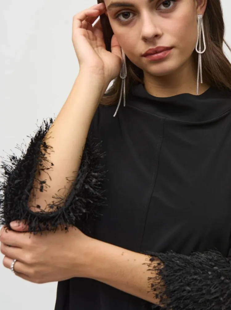 Joseph Ribkoff sleeve detail top