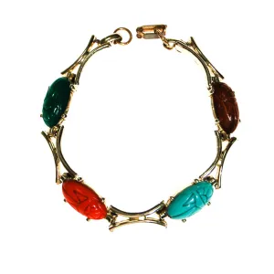Judy Lee Scarab Bracelet