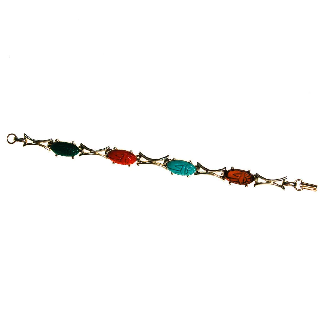 Judy Lee Scarab Bracelet