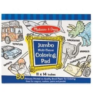 Jumbo Colouring Pad Blue