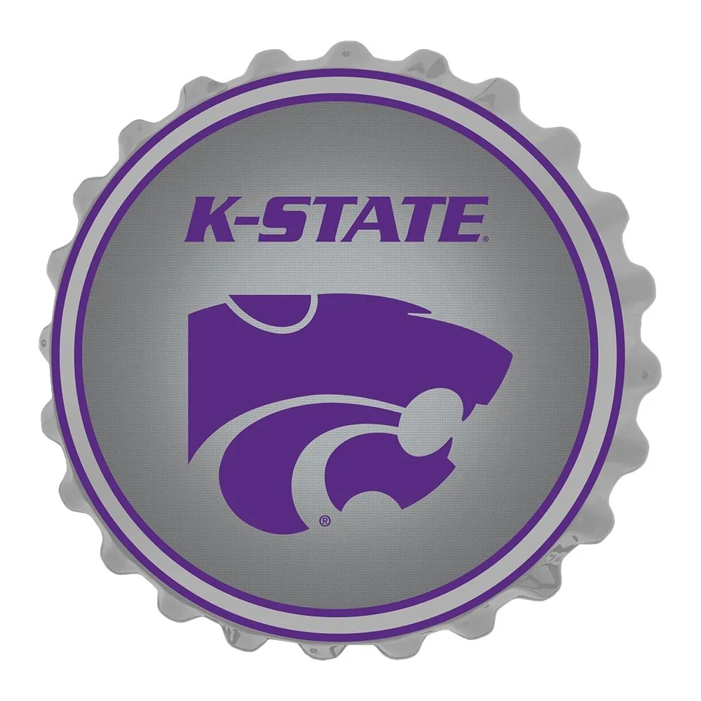 Kansas State Wildcats: K-State - Bottle Cap Wall Sign