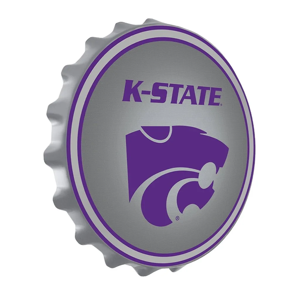 Kansas State Wildcats: K-State - Bottle Cap Wall Sign