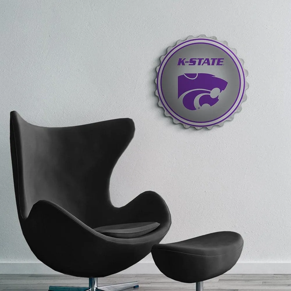 Kansas State Wildcats: K-State - Bottle Cap Wall Sign