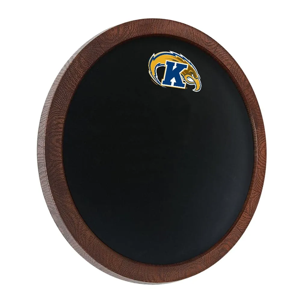 Kent State Golden Flashes: Chalk "Faux" Barrel Top Sign