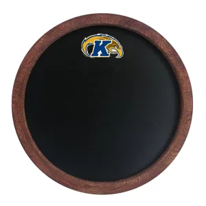 Kent State Golden Flashes: Chalk "Faux" Barrel Top Sign