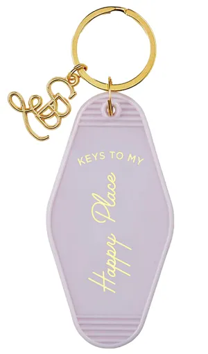 Keys To My Happy Place Key Chain