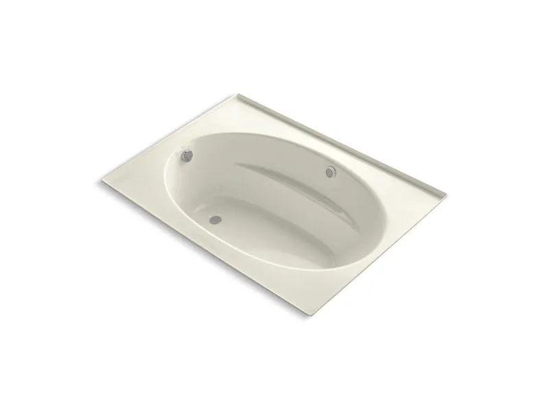 KOHLER K-1112-GF-0 Windward 60" x 42" drop-in BubbleMassage(TM) Air Bath with integral flange