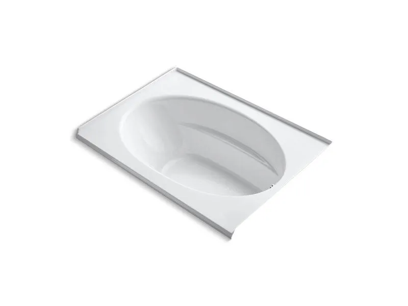 KOHLER K-1112-GRF-0 Windward 60" x 42" alcove BubbleMassage(TM) Air Bath with integral flange and right-hand drain