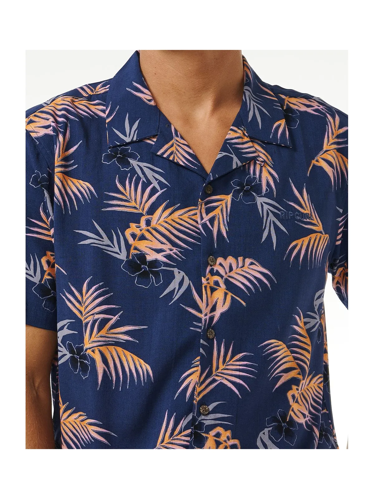 Koszula RIP CURL Surf Revival Floral S/S Shirt granatowy