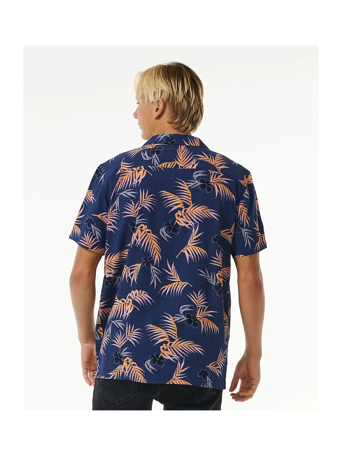 Koszula RIP CURL Surf Revival Floral S/S Shirt granatowy