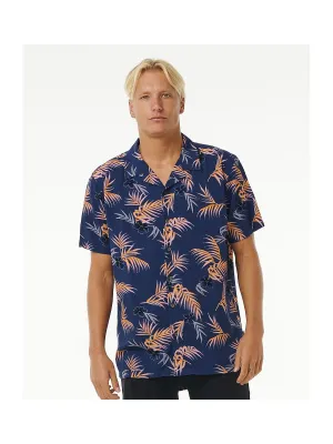 Koszula RIP CURL Surf Revival Floral S/S Shirt granatowy
