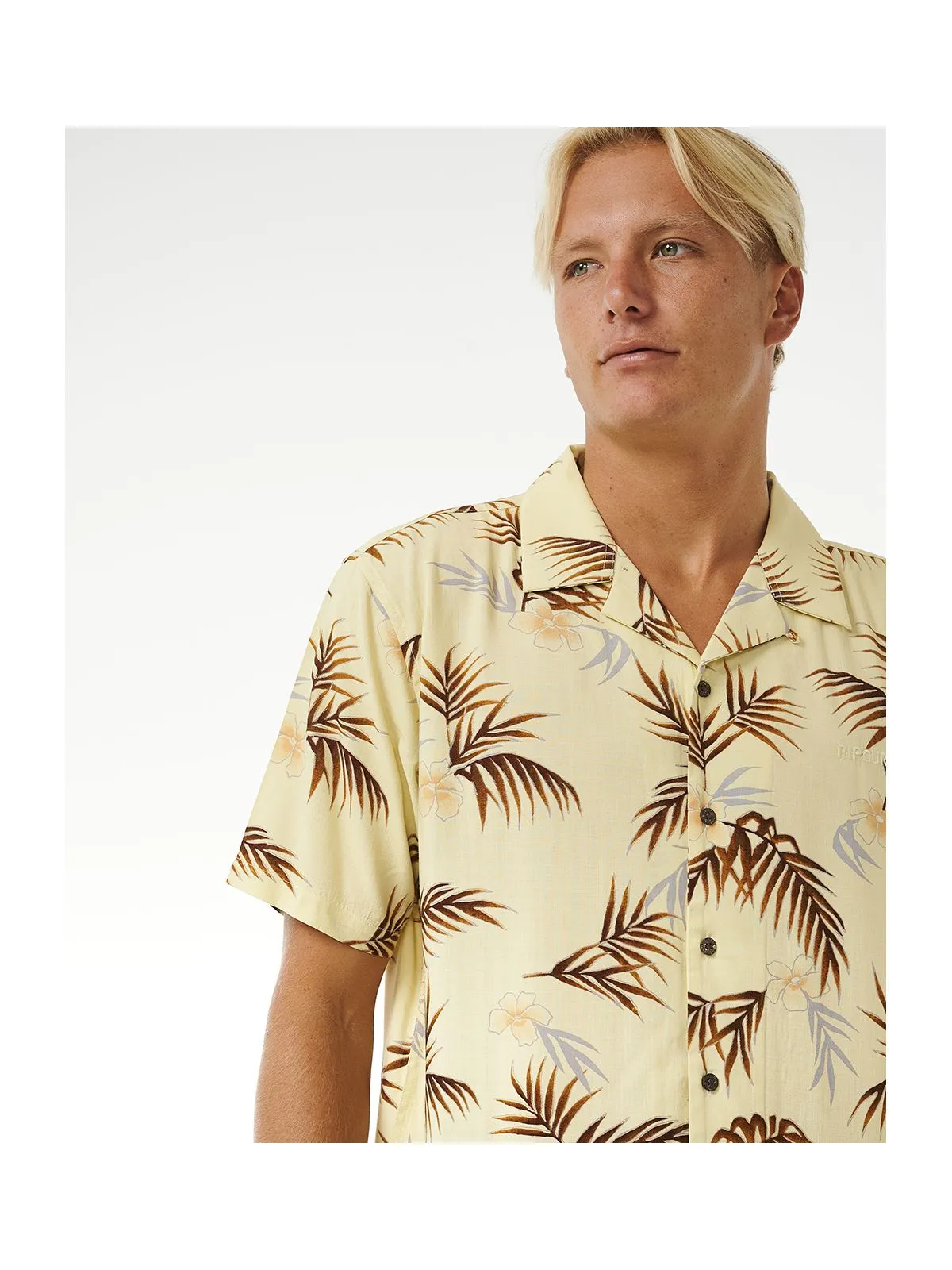 Koszula RIP CURL Surf Revival Floral S/S Shirt żółty