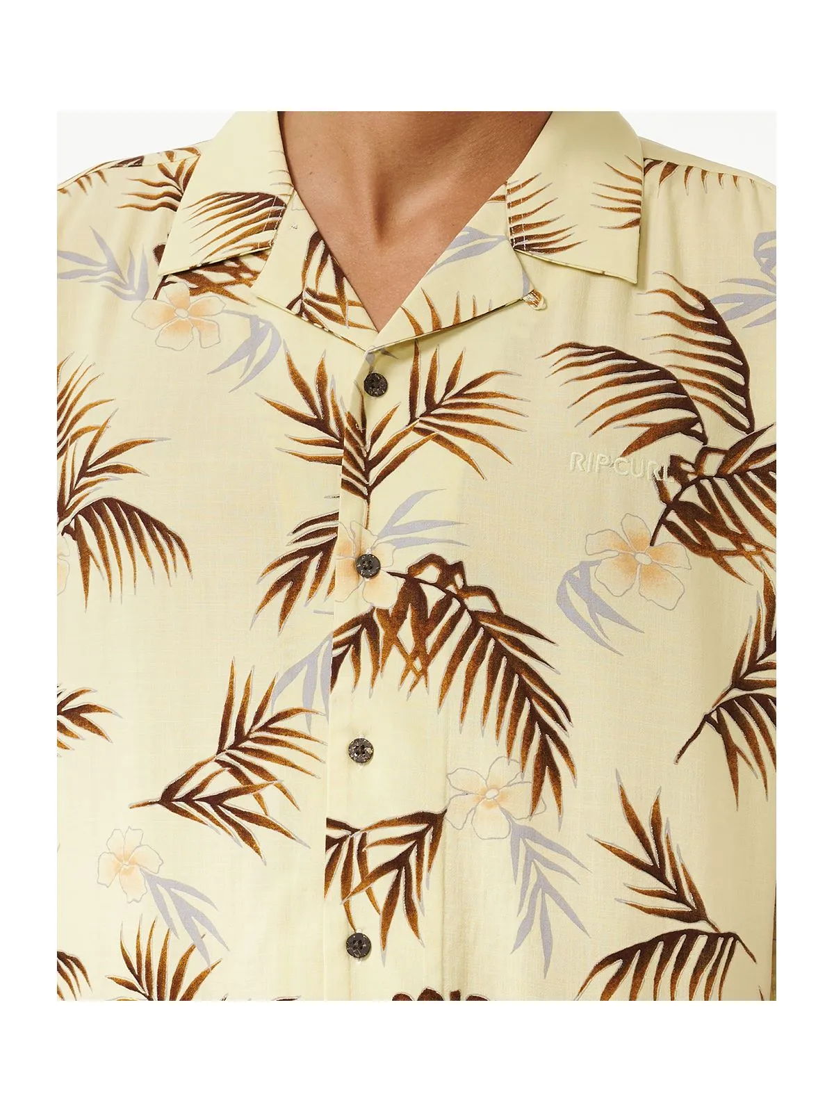 Koszula RIP CURL Surf Revival Floral S/S Shirt żółty