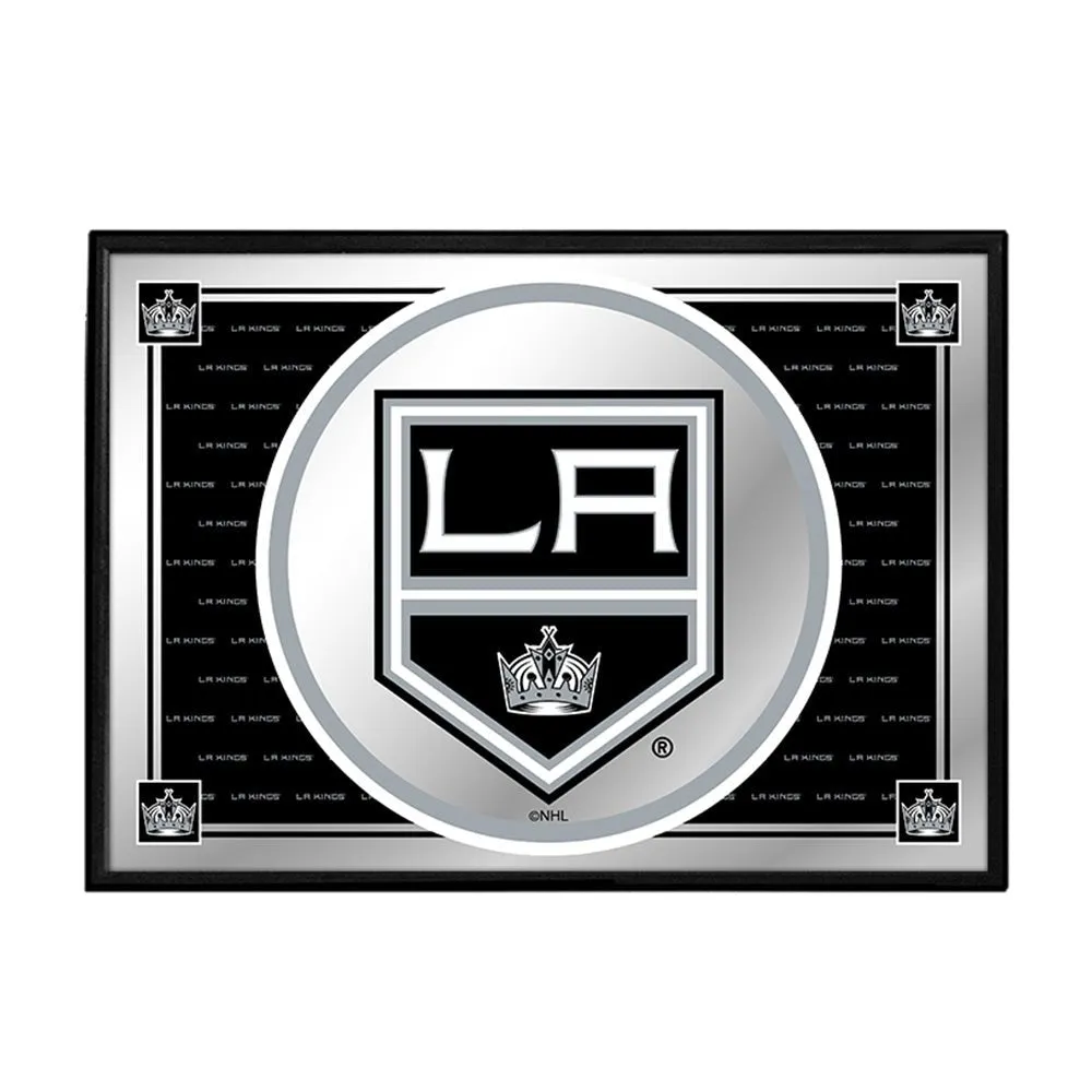 LA Kings: Team Spirit - Framed Mirrored Wall Sign