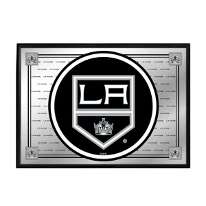 LA Kings: Team Spirit - Framed Mirrored Wall Sign